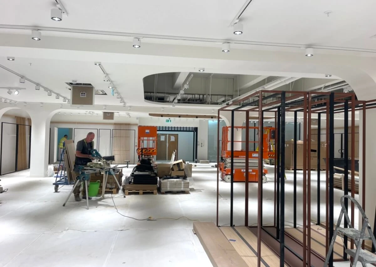 commercial retail space painted sunderland foxglove decor