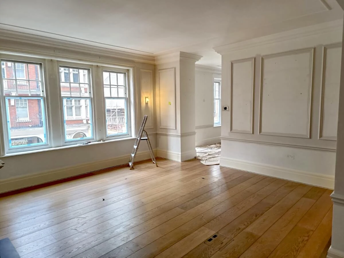 house interior painted white sunderland foxglove decor