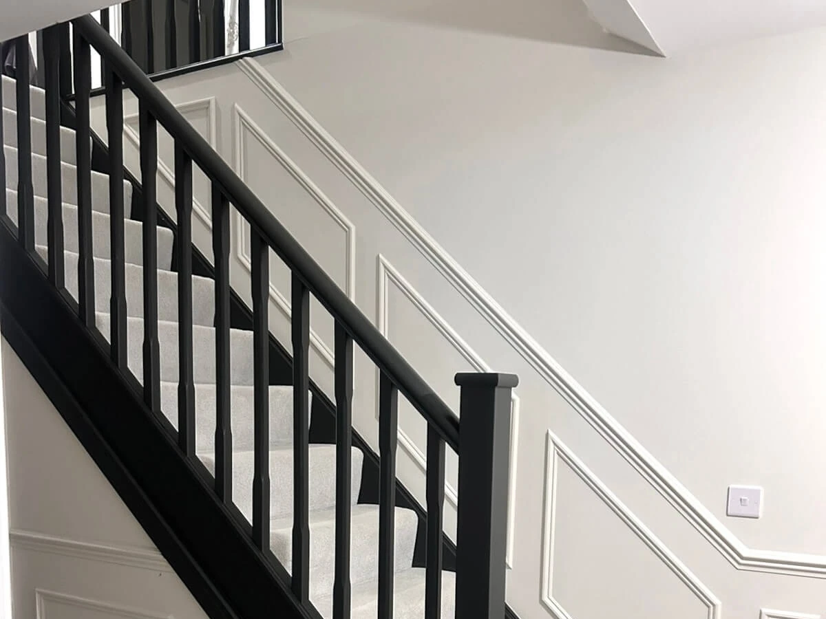 staircase handrails walls painted sunderland foxglove decor