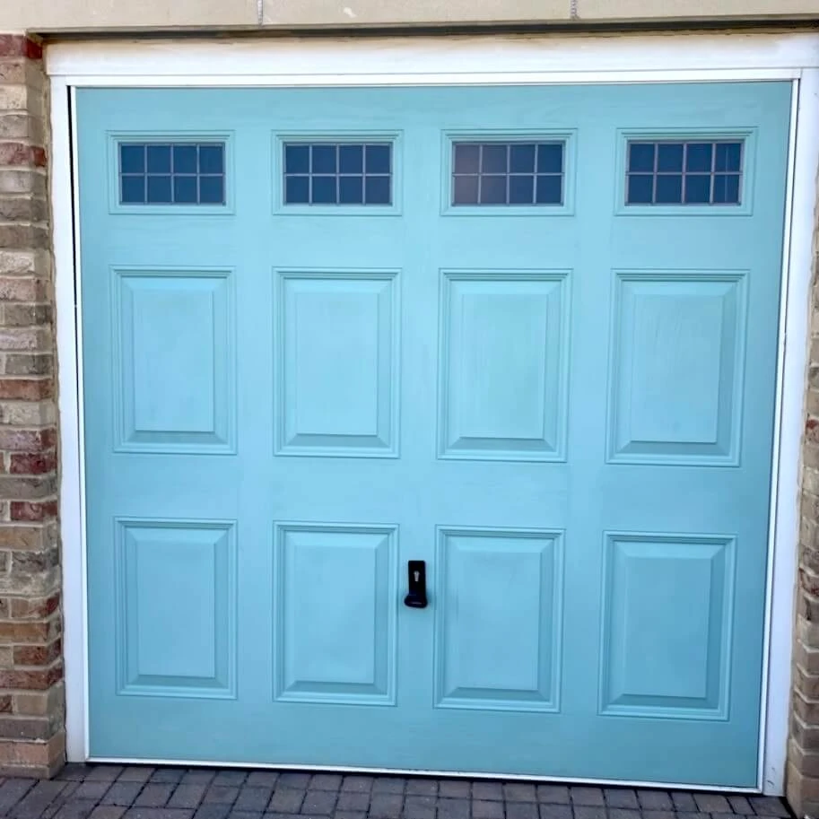 sunderland garage door painted foxglove decor